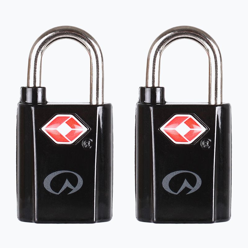Lacăt Lifeventure TSA Mini Padlocks 2 pack black
