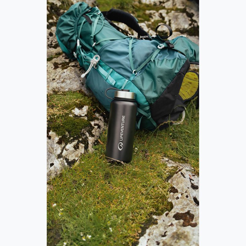 Sticlă termică Lifeventure Stainless Steel Flask 1000 ml black 3