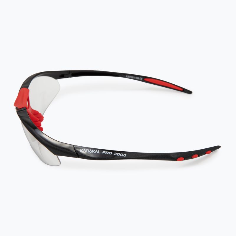 Ochelari de squash Karakal Pro 3000 black/red 4