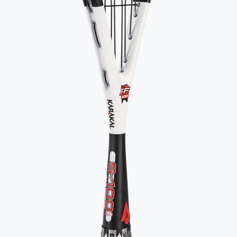Rachetă de squash Karakal S-100 FF 2.0 negru și alb KS22004 4