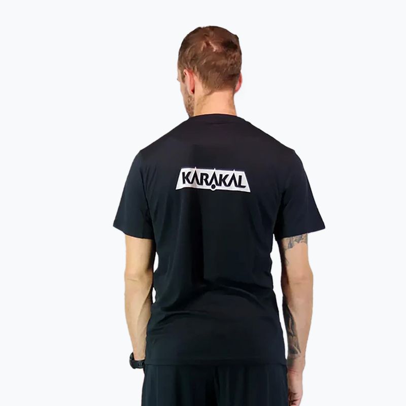 Tricou de tenis pentru bărbați Karakal Pro Tour Tee negru KC5421 2