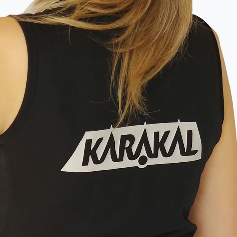 Tricou de tenis pentru femei Karakal Pro Tour Vest negru KC5426