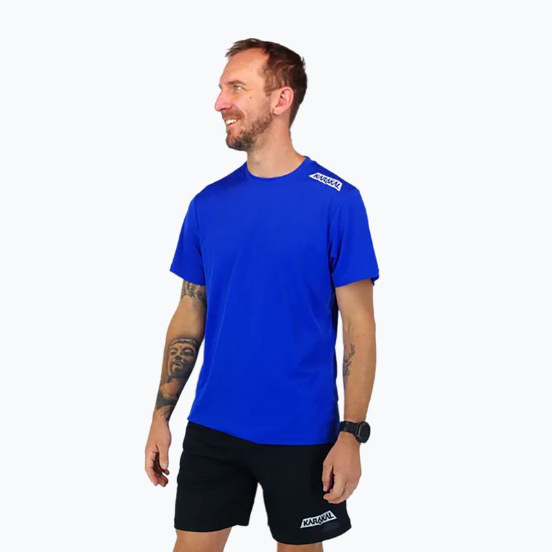 Tricou de tenis pentru bărbați Karakal Training Tee albastru KC8064