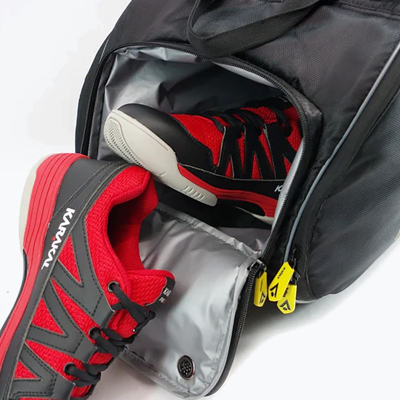 Geantă de squash Karakal Pro Tour Comp 2.0 black/yellow 8