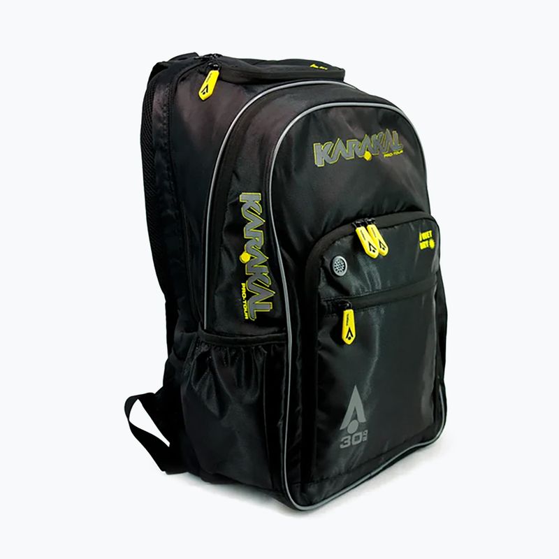 Rucsac de squash Karakal Pro Tour 2.0 30 l black/yellow 2