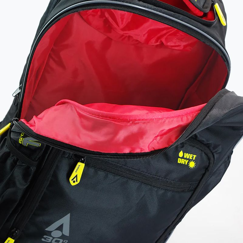Rucsac de squash Karakal Pro Tour 2.0 30 l black/yellow 10