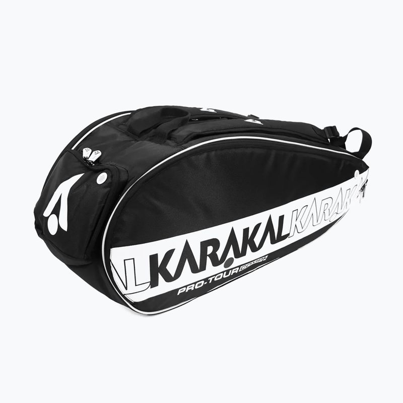Geantă de squash Karakal Pro Tour Comp 2.2 9R albă 2