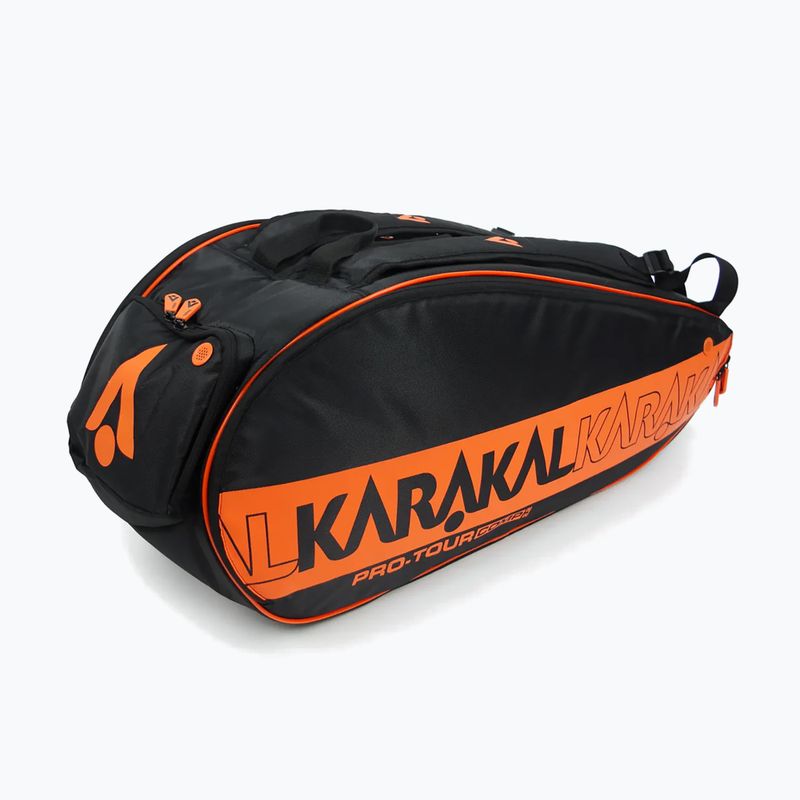 Geantă de squash Karakal Pro Tour Comp 2.2 9R portocaliu 2
