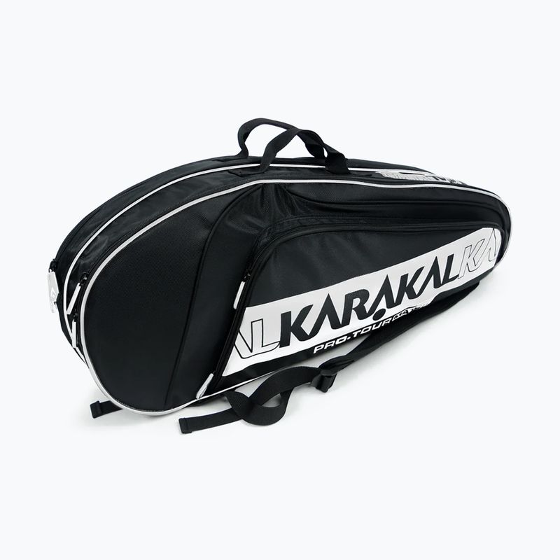 Geantă de squash Karakal Pro Tour Match 2.2 4R albă 2