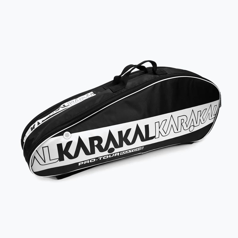 Geantă de squash Karakal Pro Tour Match 2.2 4R albă 3