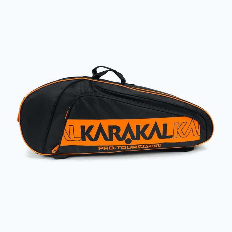 Geantă de squash Karakal Pro Tour Match 2.2 4R portocaliu