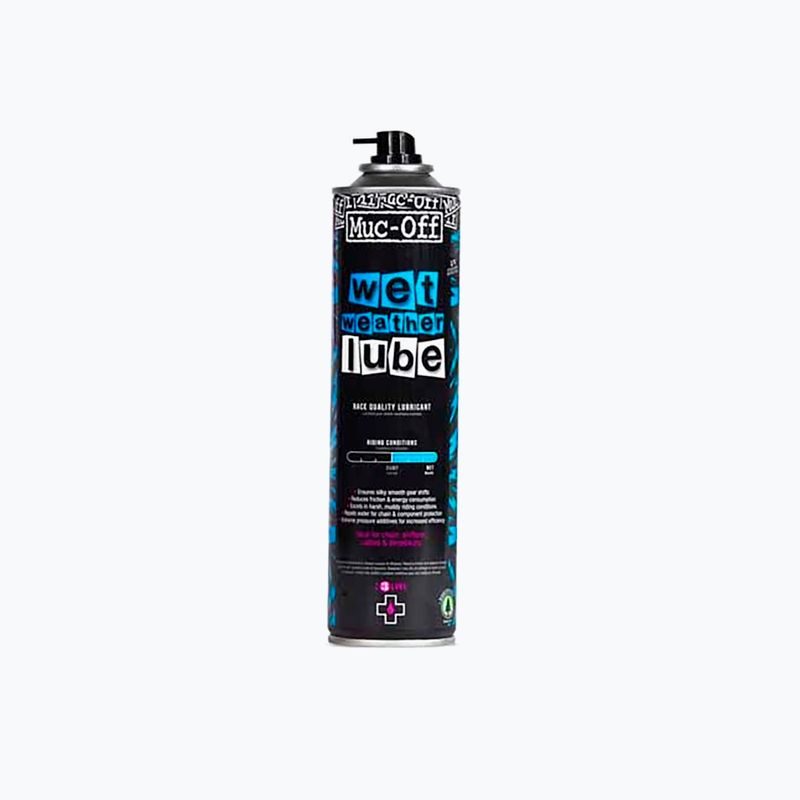 Unguent pentru lanț Muc-Off Wet Weather Lube Aerosol 400 ml 2