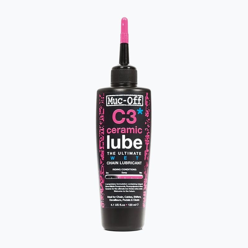 Unsoare pentru lanț Muc-Off C3 Wet Ceramic Lube 120 ml