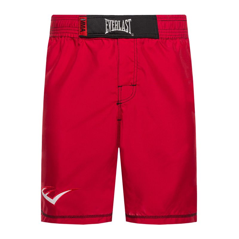 Pantaloni scurți de antrenament EVERLAST MMA pentru bărbați, roșu