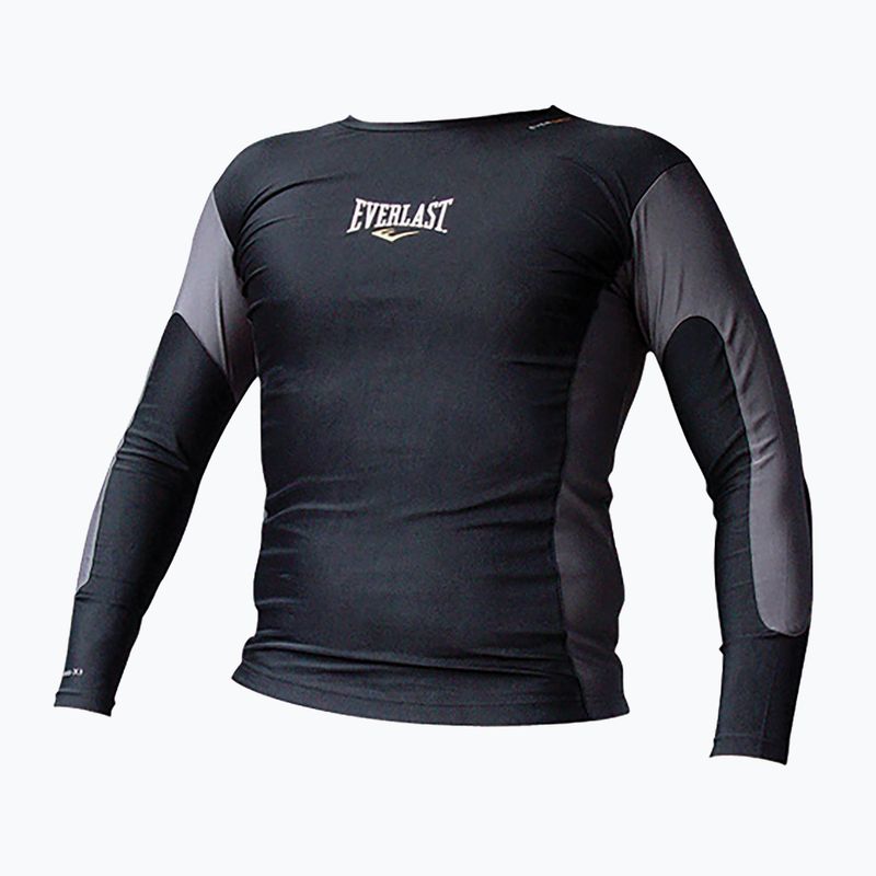 Tricou de compresie pentru bărbați EVERLAST Rashguard Longsleeve negru 4430