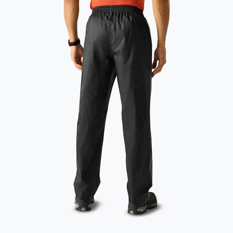 Pantaloni cu membrană pentru bărbați REGATTA Pack It Overtrousers black 3