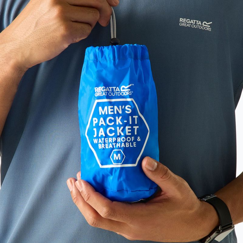 Geacă de ploaie pentru bărbați REGATTA Pack-It III oxford blue 6