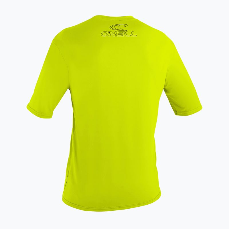 Cămașă de înot pentru bărbați O'Neill Basic Skins Sun Shirt lime 2