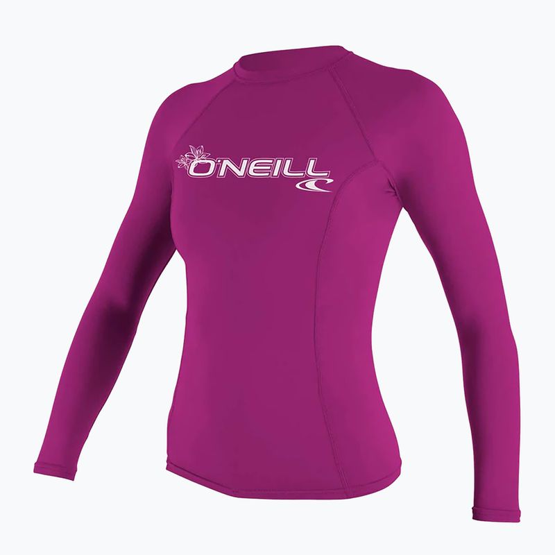 Rash Guard cu mânecă lungă pentru femei O'Neill Basic 50+ L/S roz 3549