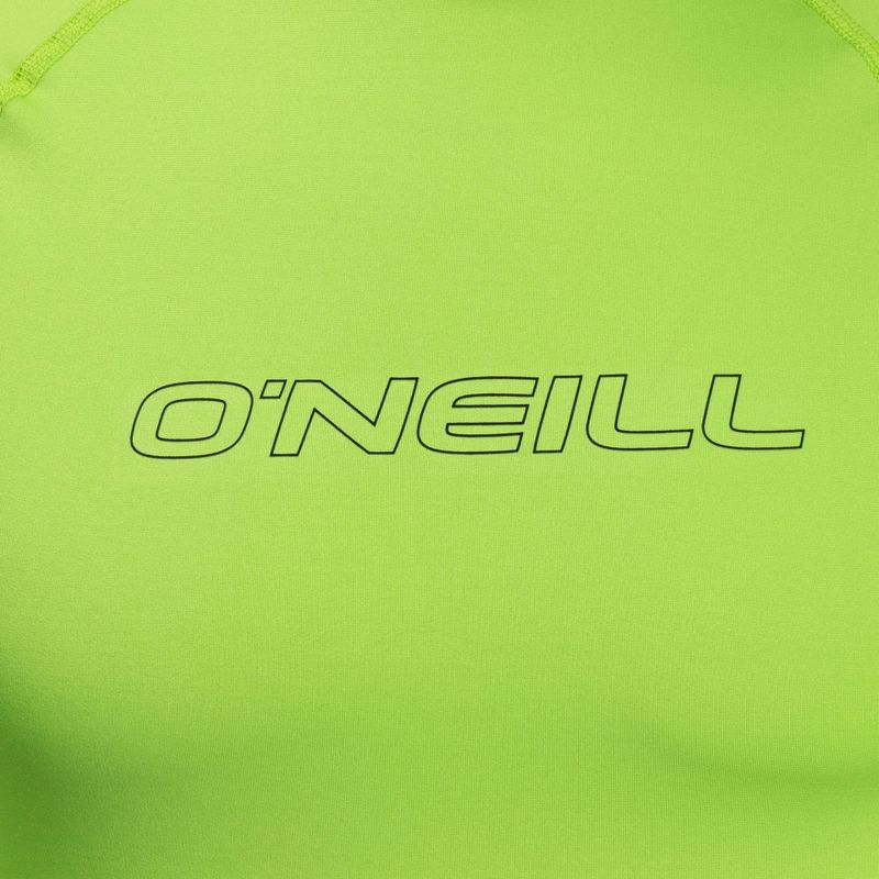 Surf cămașă O'Neill Basic Skins LS Rash Guard verde lime 3342 3