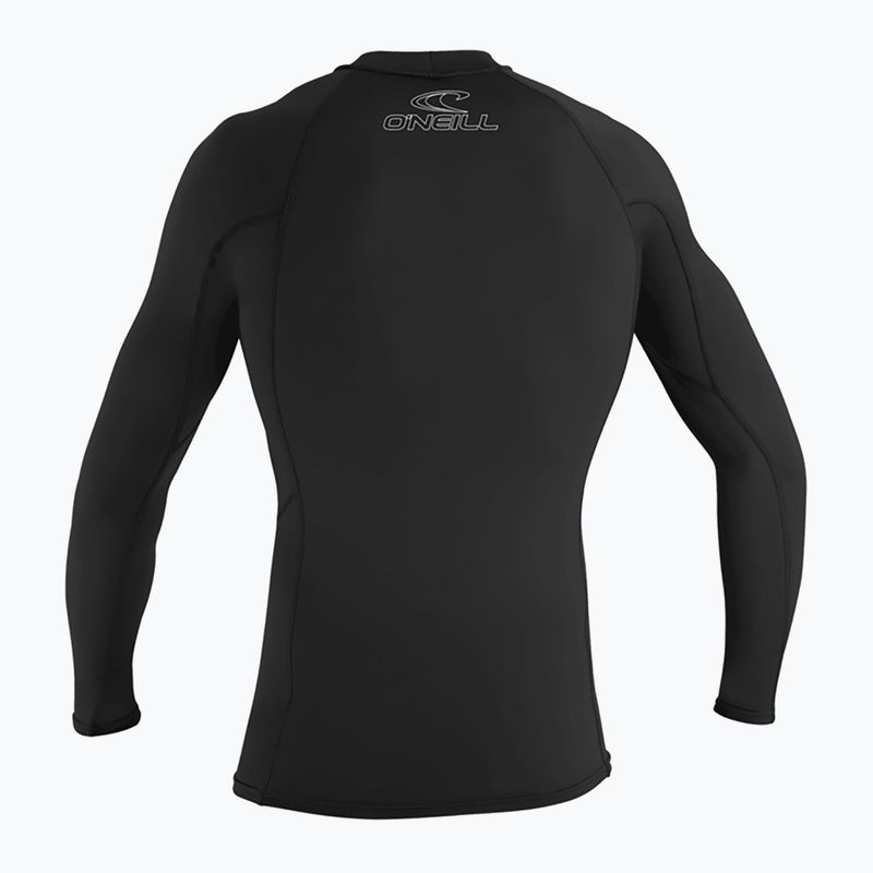 Bărbați O'Neill Basic Skins Rash Guard tricou de înot negru 3342 2