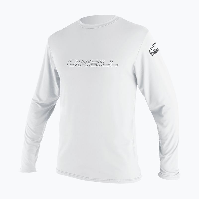 Longsleeve de înot pentru bărbați O'Neill Basic Skins Sun Shirt white