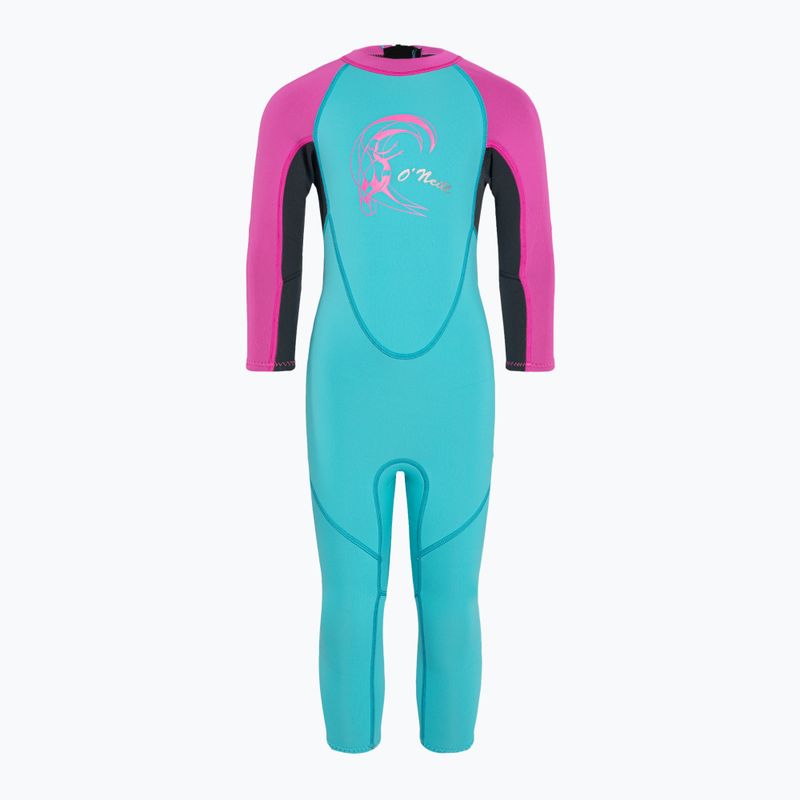 Pantaloni pentru copii 2mm O'Neill Toddler Reactor-2 Back Zip Full Green 4868G