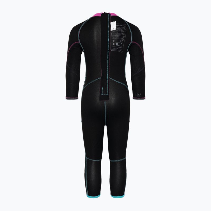 Pantaloni pentru copii 2mm O'Neill Toddler Reactor-2 Back Zip Full Green 4868G 7