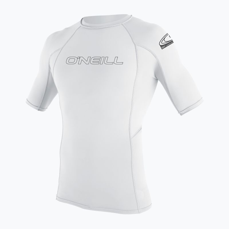 O'Neill Basic Skins Rash Guard tricou de înot pentru copii alb