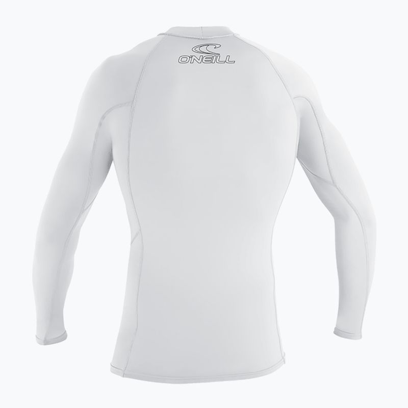 Longsleeve de înot pentru copii O'Neill Youth Basic Skins Rash Guard white 2