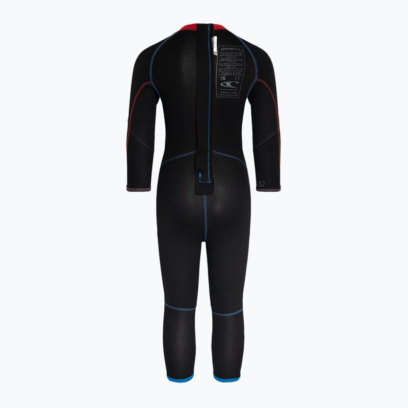 2mm O'Neill Toddler Reactor-2 Back Zip pentru copii 2mm O'Neill Toddler Reactor-2 Back Zip Full Navy albastru 4868