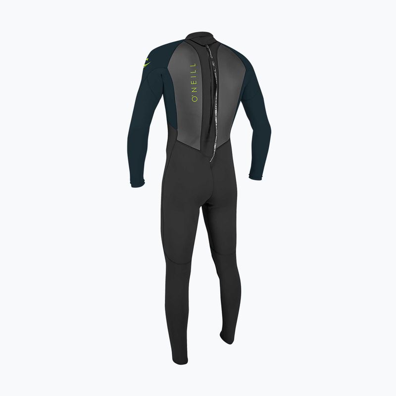 Costum de înot pentru copii O'Neill Youth Reactor-2 3/2 mm Back Zip Full black/slate 2
