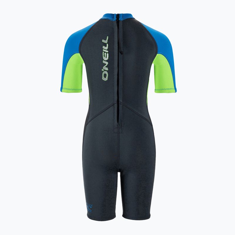 Spumă de înot pentru copii de 2 mm O'Neill Toddler Reactor-2 Back Zip gri 4867 2