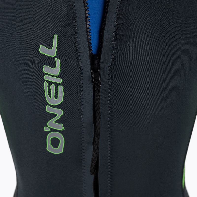 Spumă de înot pentru copii de 2 mm O'Neill Toddler Reactor-2 Back Zip gri 4867 4