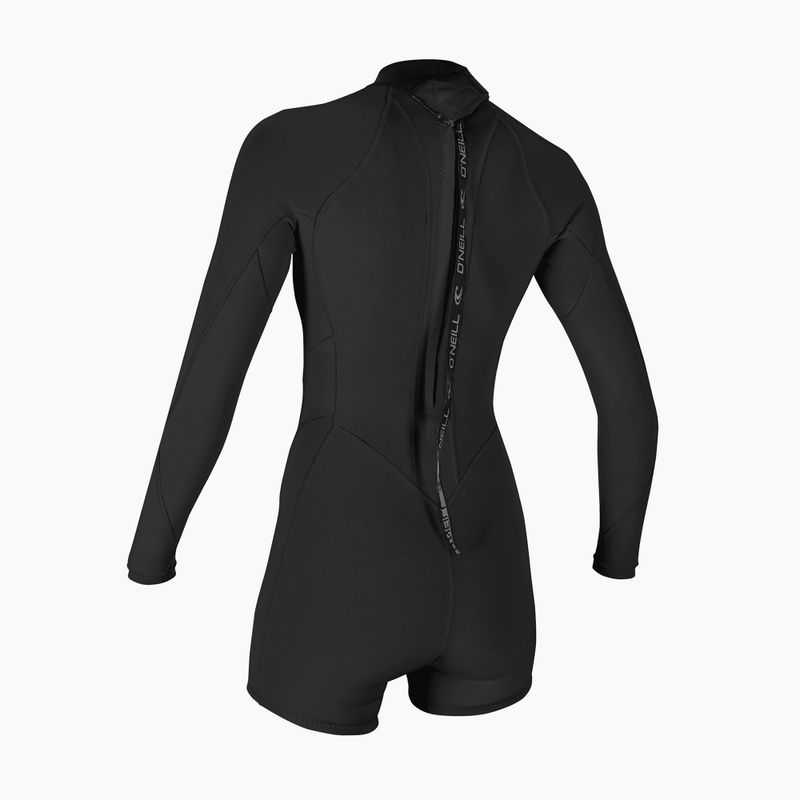 Costum de înot pentru femei O'Neill Bahia 2/1 mm Back Zip Spring black/black/black 2