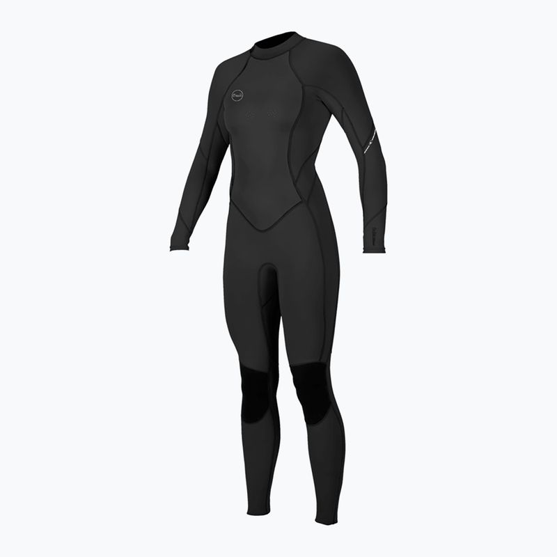 Costum de înot pentru femei O'Neill Bahia 3/2 Back Zip Full black/black/black