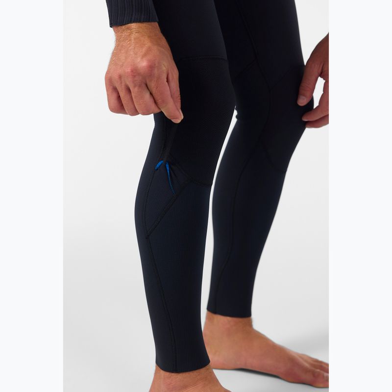 Costum de înot pentru bărbați O'Neill Hyperfreak 5/4+ mm Chest Zip Full black/black 8