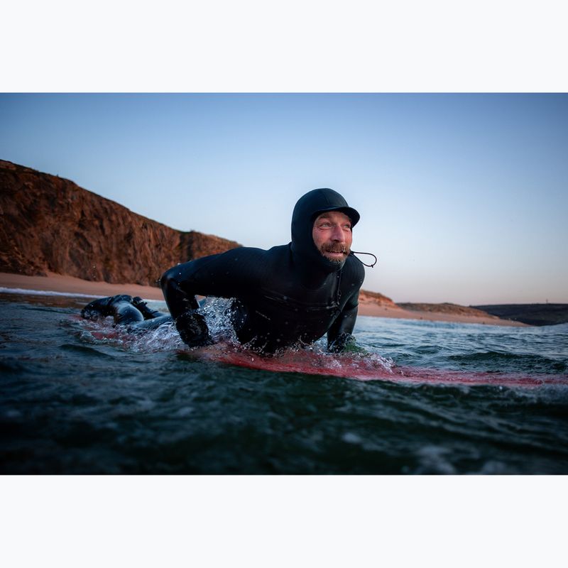Costum de înot pentru bărbați O'Neill Hyperfreak 4/3+ mm Chest Zip with Hood black/black 5