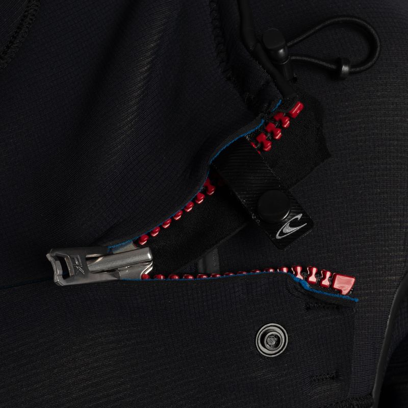 Bărbați O'Neill Psycho Tech 6/4+ Chest Zip W/Hood Swim Foam negru 5366 5