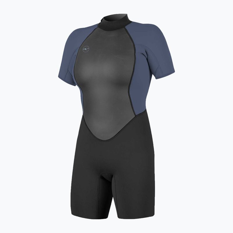 Costum de înot pentru femei O'Neill Reactor-2 2 mm Back Zip S/S Spring black/mist