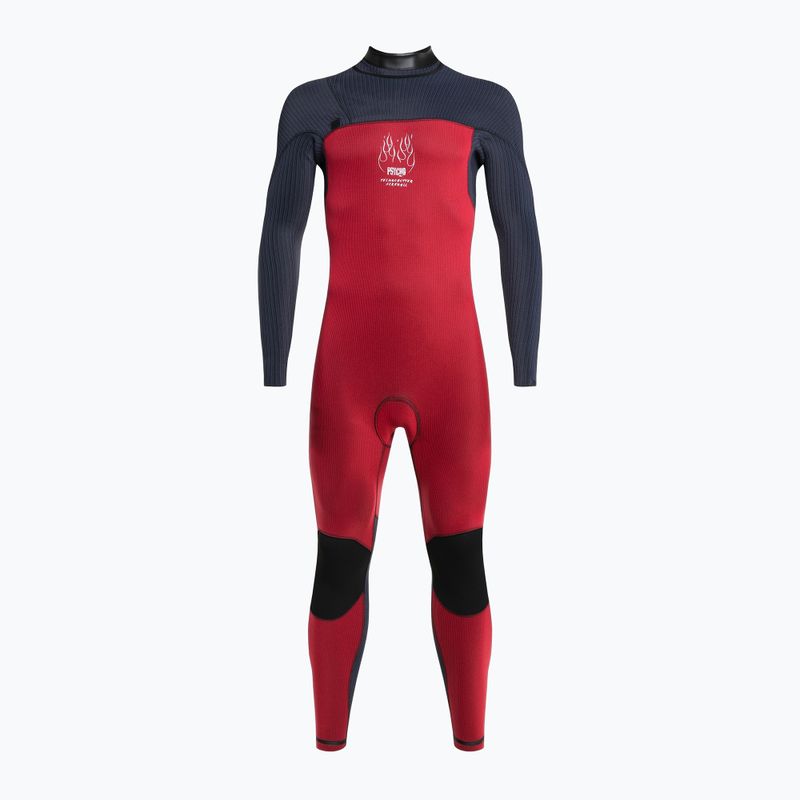 Costum de înot pentru bărbați de 5/4 mm O'Neill Psycho One Chest Zip Full negru 5428 4
