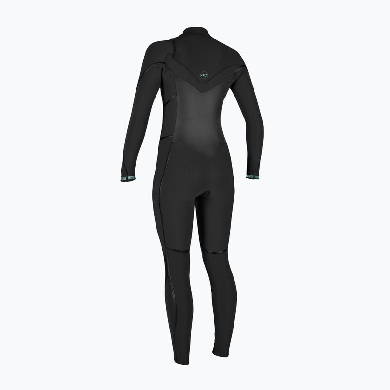 O'Neill Psycho Tech 5/4+ Back Zip Full Black Neoprene Foam pentru femei O'Neill Psycho Tech 5/4+ Back Zip Full Black Neoprene Foam 2