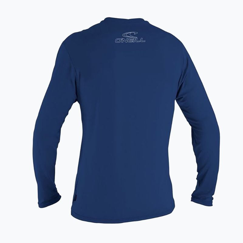 O'Neill Basic Skins LS cu mânecă lungă pentru bărbați O'Neill Basic Skins LS Long Sleeve Sun Shirt albastru marin 4339 2