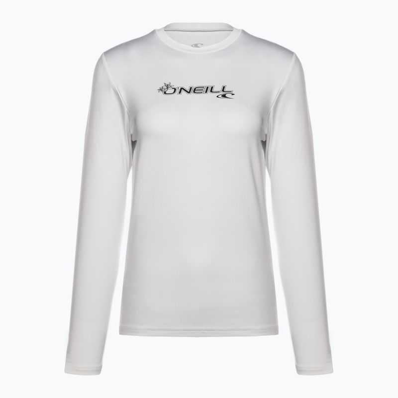 Cămașă de înot pentru femei O'Neill Basic Skins Sun Shirt alb 4340
