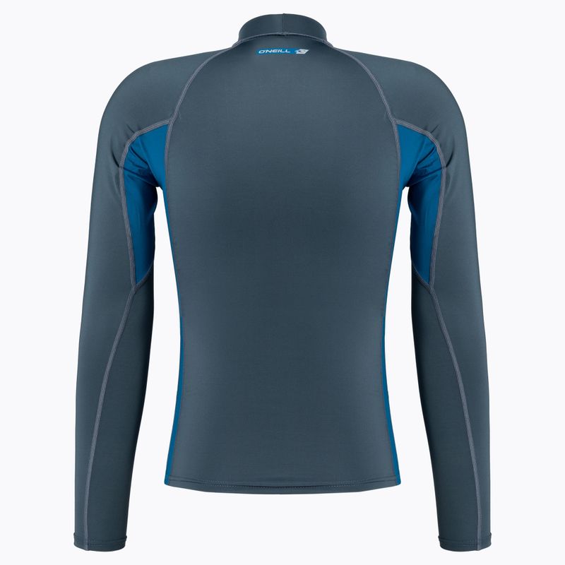 Tricou de surf pentru bărbați O'Neill Premium Skins LS Rash Guard albastru marin 4170B 2
