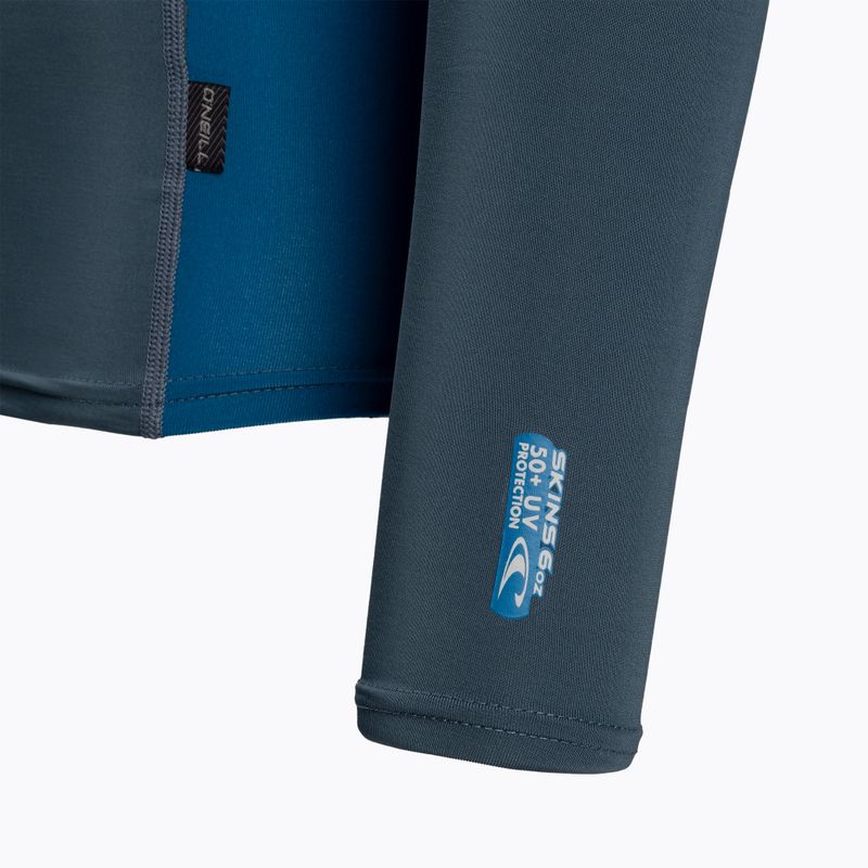Tricou de surf pentru bărbați O'Neill Premium Skins LS Rash Guard albastru marin 4170B 4