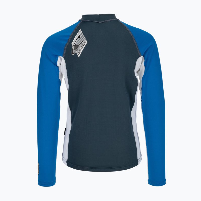 Cămașă de înot cu mânecă lungă pentru bărbați O'Neill Premium Skins L/S Rash Guard albastru marin 4174 2