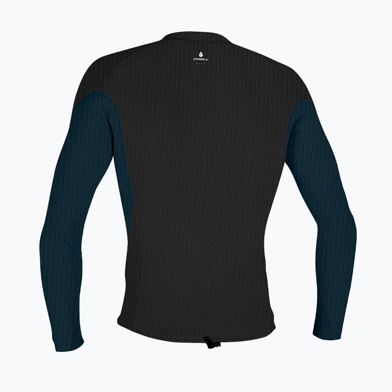 Bluză izolatoare din neopren pentru bărbați O'Neill Hyperfreak Comp-X 2 mm L/S Top black/cadet blue 2