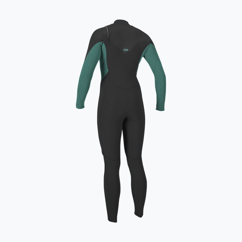 Costum de înot pentru femei O'Neill Hyperfreak 5/4+ Chest Zip Full raven/bristol 2