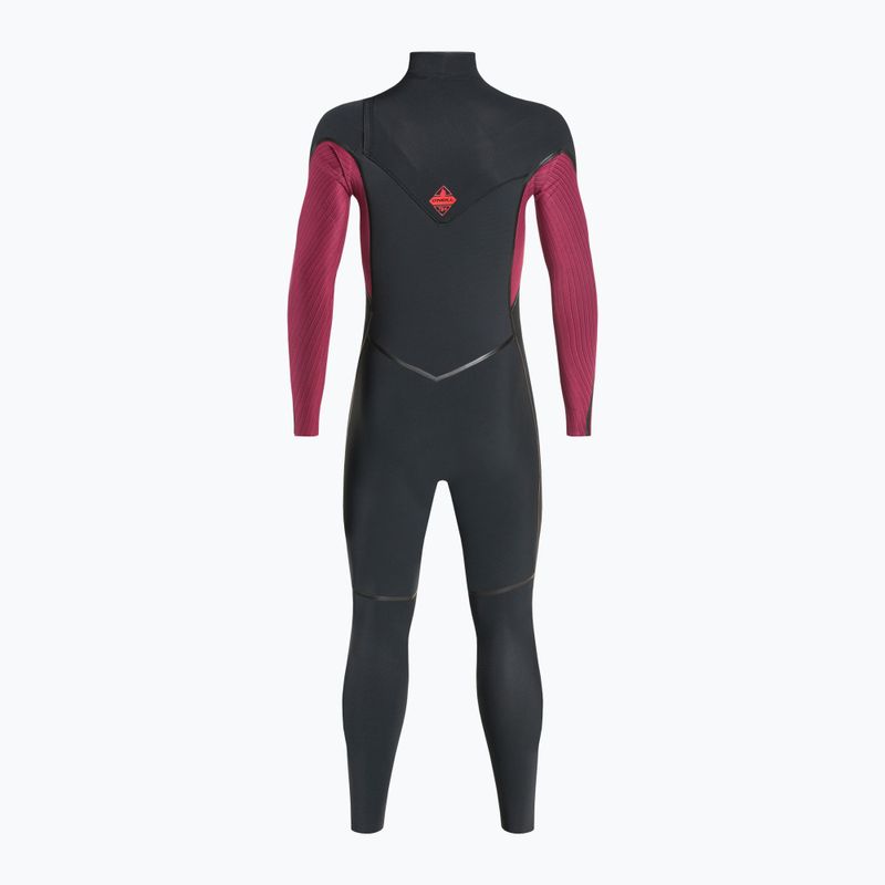 Bărbați O'Neill Hyperfreak Fire 4/3+ Chest Zip Full F95 Swim Foam Black-Red 5512 3